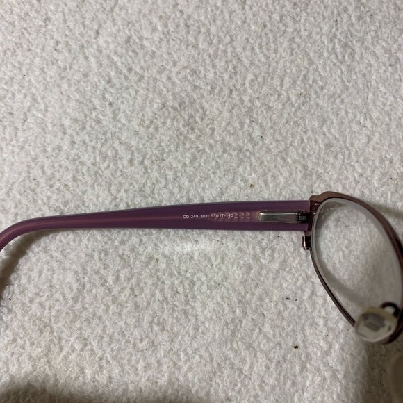 Catherine Deneuve Eyeglasses CD 240 BU 53-17 140 Purple Black - Picture 9 of 10
